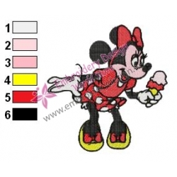 Minnie Mouse Cartoon Embroidery 5